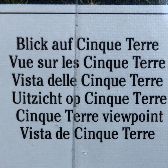 New sealed Ravensburger 1500pcs Puzzle-Vue sur les Cinque Terre | Adult Puzzles - Picture 9 of 11